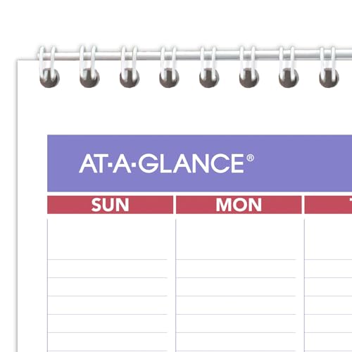 Image of AT-A-GLANCE 2025 Wall Calendar, 8 inch x 11 inch, Small, Ruled Blocks (PM12825)