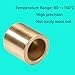 Sleeve Bearings 1/4 inch bore 10 PCS Brass Self-Lubricating Sintered Bronze Bushings 6mm Bore 10mm OD 10mm Length