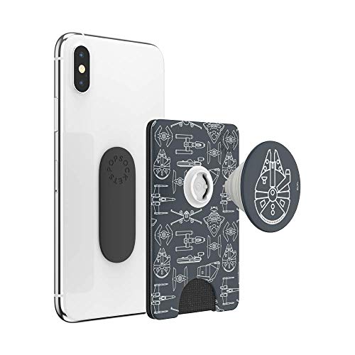 PopSockets PopWallet+ avec PopTop Intégré Support Amovible Multifonction