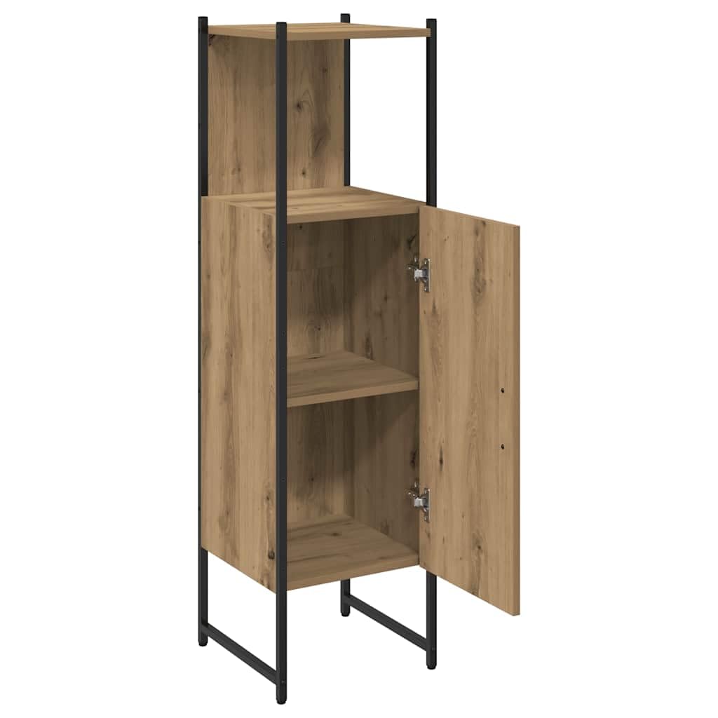 Armario de Baño con Estructura Robusta y Diseño Ahorrador de Espacio para Almacenamiento de Artículos de Tocador y Productos de Higiene Personal