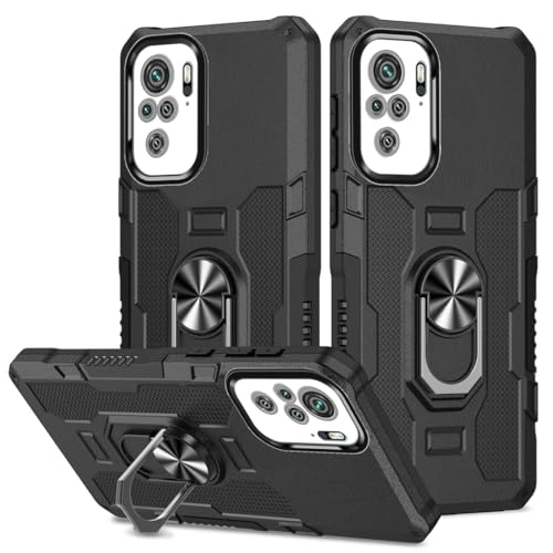 Coque Xiaomi Redmi Note 10 4G antichoc militaire avec anneau rotatif