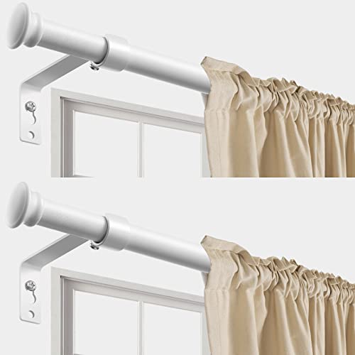 Decorative Curtain Rods for Windows 28 to 50 Inch - 5/8
