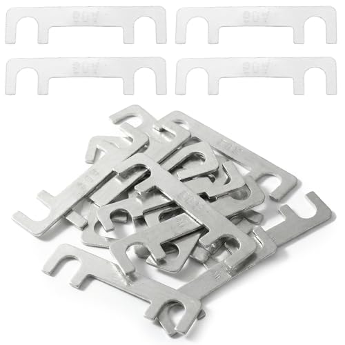 PYRUVAE 20 Pièces 50A Bande de Fusible Plat Fusible de Voiture Fusibles Plats pour Auto 16pcs Lame de Fusibles 50A pour Auto/Truck/RV/Camion/Moto