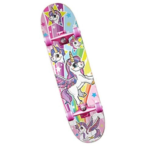 Ozbozz SV14480 Unicorn Skateboard 17X5 INCH, Assorted Designs and Colours Cover