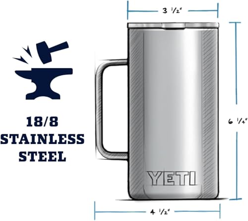 Image of YETI Rambler Jug, Stainless Steel, Cape Taupe, 24 oz (710 ml)