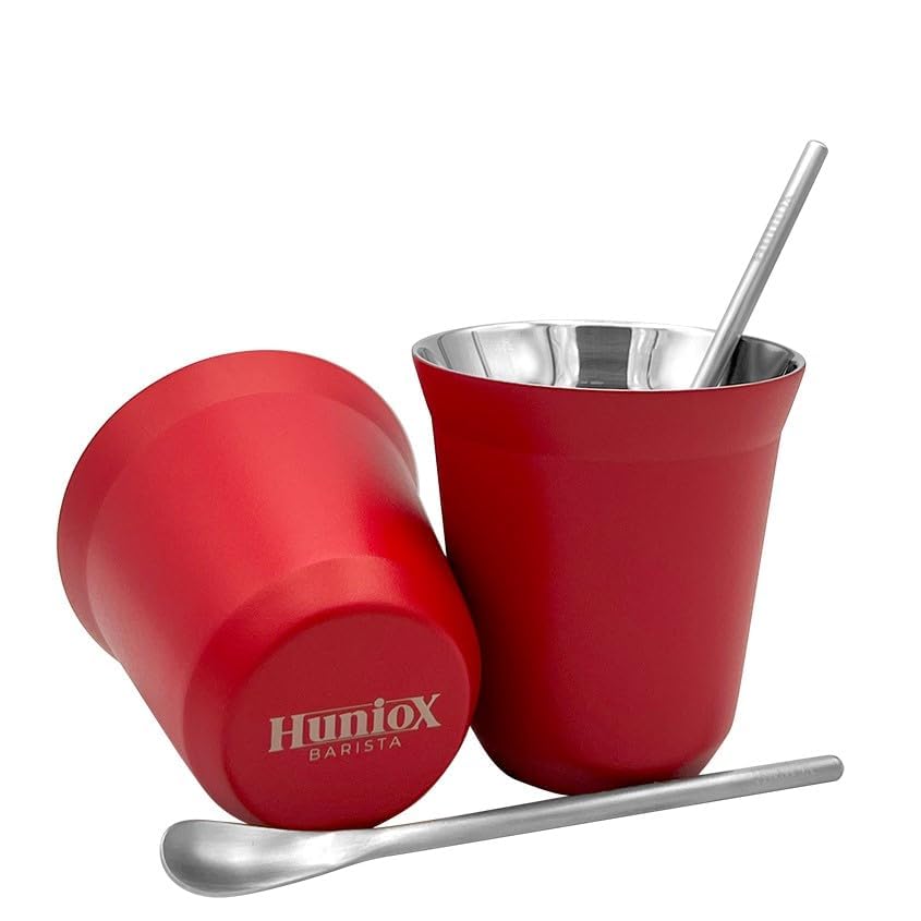 Set 2 Tazze Da Espresso In Acciaio Inox Doppia Parete - 150 Ml, Per Caffè Caldo E Bevande - Foto 5