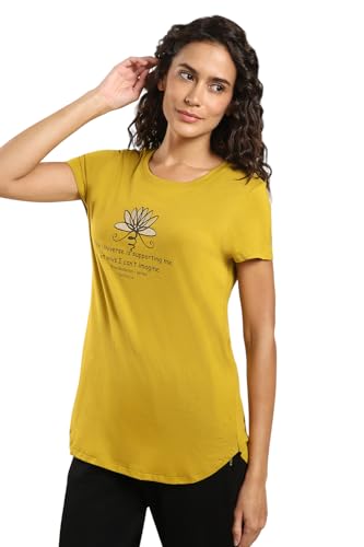 Image of Van Heusen Women's Cotton Regular Fit T-Shirt