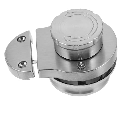 Hohopeti Cerradura Puerta Acero Inoxidable con Indicador Privacidad para Inodoro Uso Interior y Exterior Fácil Instalación Protección Humedad