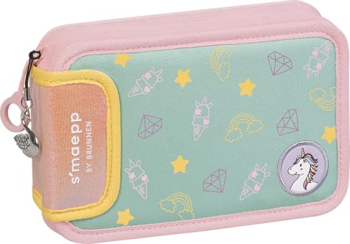 s´maepp by BRUNNEN Federmäppchen 2 Klappen Unicorn