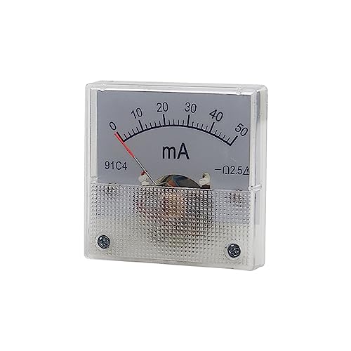Ampèremètre DC analogique 100mA MOBYAT 91C4 compteur de courant à pointeur mécanique