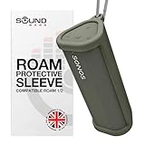 Sound Bass Heavy Duty Protective Silicone Carrying Case for Sonos Roam 2 | Green | Now Includes Bluetooth Button for Roam2 | Protect Your Wireless Bluetooth Speaker Using This Cover/Sleeve