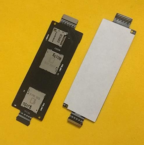 Lysee Mobile Phone Flex Cables - 50pcs For ASUS ZenFone 2 5.5 Inch ZE551ML ZE550ML SIM Card Reader Holder Connector Slot Flex Cable Replacement - (Color: Brown)