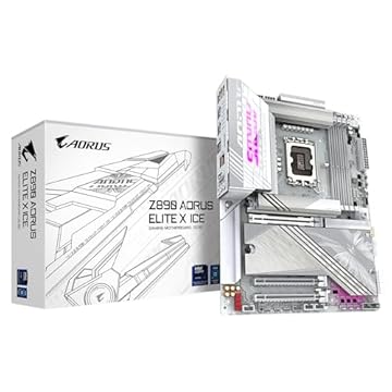 Placa Mãe Gigabyte Z890 AORUS ELITE X ICE WIFI 7 (LGA 1851/4xDDR5/Thunderbolt 4/USB4 TYPE-C/HDMI/M.2/2.5GbE)