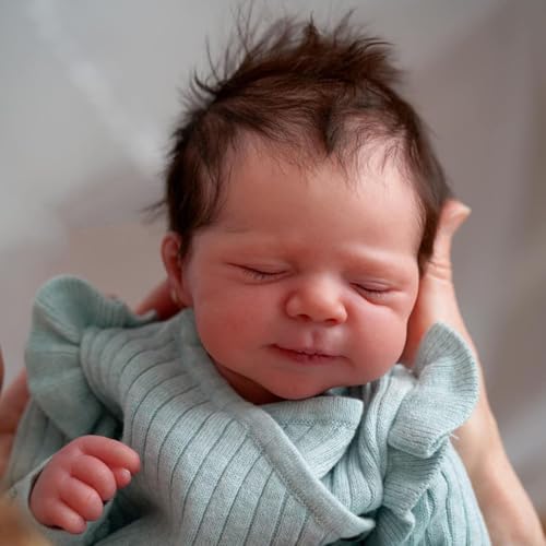 Muñeca Reborn Bebé de Tela 18 Pulgadas Realista miniatura 1