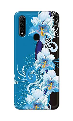 Image of PRINTFIDAA Beautiful Floral Design Printed Designer Hard Case for Oppo A31 (2020) / Oppo A8 Back Cover -(e) RPM1006
