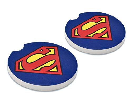 Portavasos cerámicos para auto DC Comics Superman set 2 miniatura 1