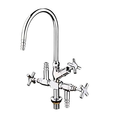 KI 3-in-1 Chrome Plated Brass Laboratory 3 Way Cock