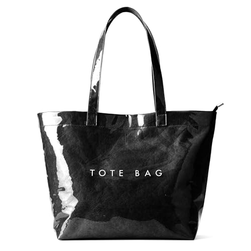 KALIDI PVC Zipper Tote Bag
