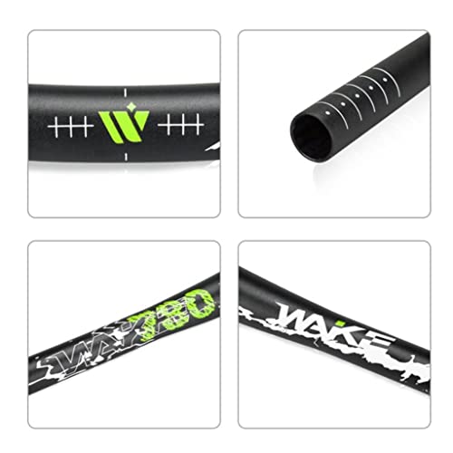 Image of CALANDIS Mountain Bike Handlebar 31.8mm Aluminum MTB Bicycle Riser Bar 780mm Green