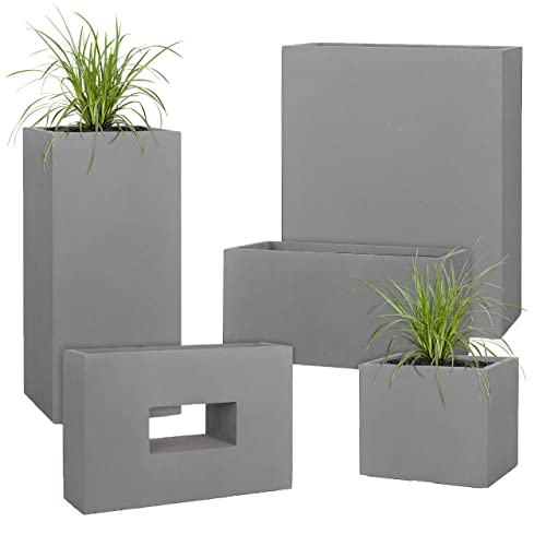 Pflanzwerk® Fioriera Vaso di Fiori Vetroresina TUB...