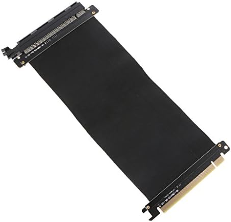 keaiduoa PCI Express PCIe3.0 16x Flexible Cable Card Extension Port Adapter High Speed Riser Card 24cm