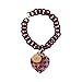 Produktbild Ops!Pied De Poule Armband Silikon Gummi Bordeaux OPSBR-164
