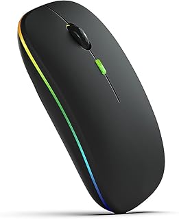 Slim Silent Rechargeable Wireless Mouse, 2.4GHZ Wireless Mouse for Laptop, Portable Optical Mouse, Wireless Computer Mouse, Computer Accessories, Cordless Mouse for Laptop, Computer etc.