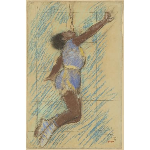 Impression giclée Degas Miss Lala au cirque Fernando 61x45.7 cm