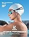 ZIONOR Swim Goggles, Upgraded G1 Polarized Swimming Goggles UV Protection Anti-fog Adjustable Strap for Men Women Adult Indoor or Outdoor (Polarized Mirror Gold Lens)