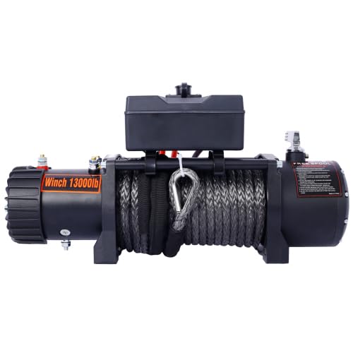 Winch eléctrico Luckynote 13000 lb 12V para remolque miniatura 7