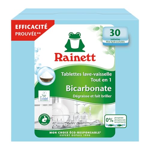 RAINETT Pastilles Lave-Vaisselle Tout-en-Un, 30 Tablettes