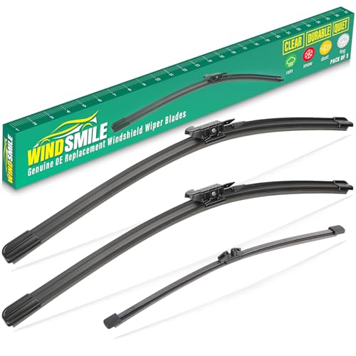 26 22 11 Windshield Wiper Blades Replacement for Ford Explorer 2011 2012 2013 2014 2015 2016 2017 2018 2019 2020 2021 2022 2023 2024 2025 OEM Premium All Weather Front Rear Wipers Set (Pack of 3)