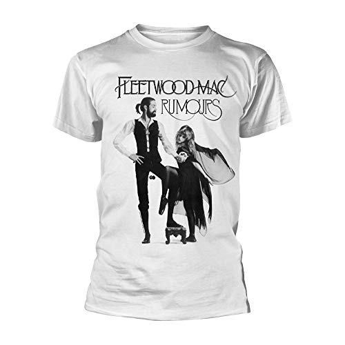 Fleetwood Mac Rumours Official Tee T-Shirt Mens Unisex (Large) White