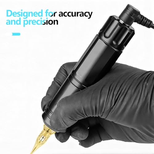 Machine à tatouer kit stylo ergonomique pour tracer sans douleur au poignet - 5