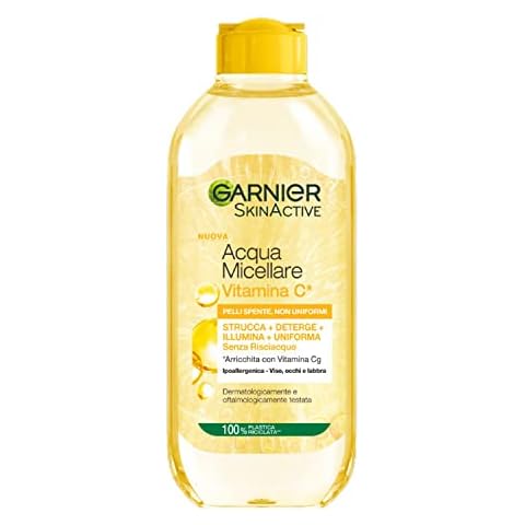 Garnier Agua Micelar SkinActive con Vitamina C para Pieles Apagadas, 400 ml Cover