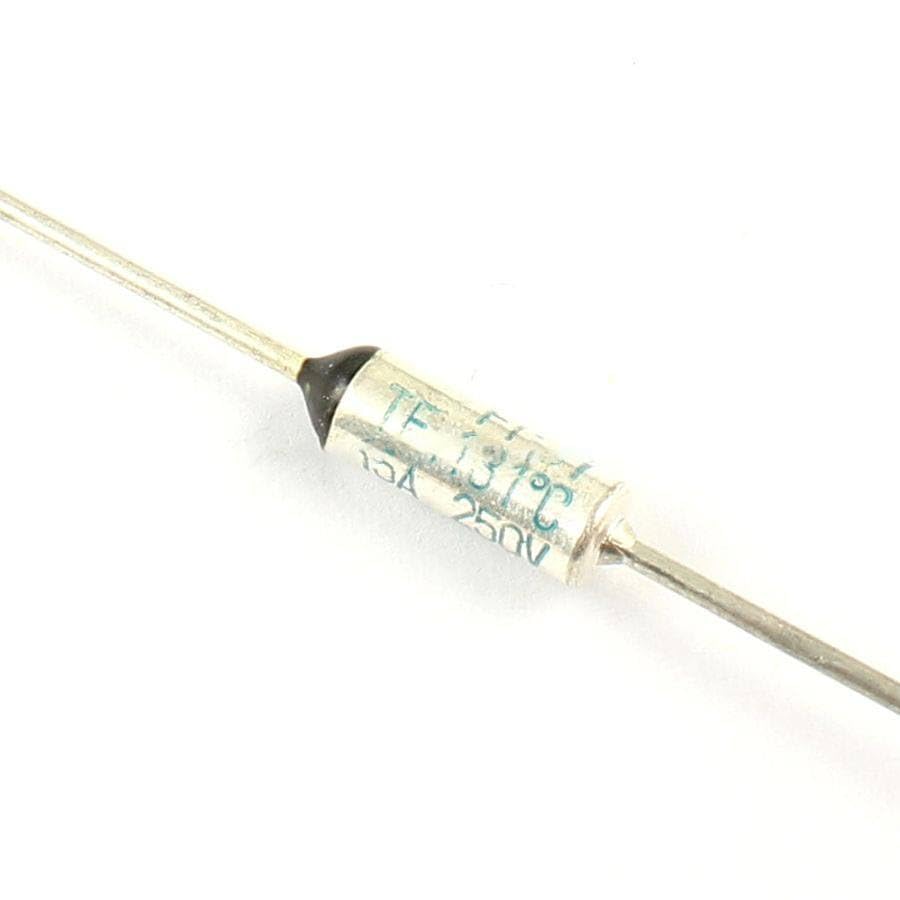 Generic 10 Pcs Thermal Fuse 131 Degree TF Cutoff 250V 15A