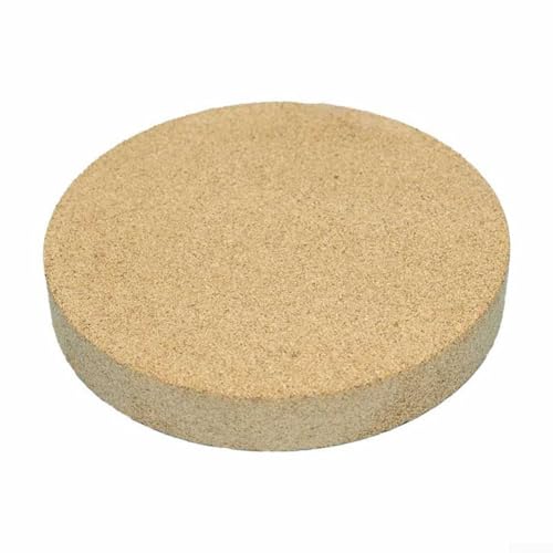 Ladrillo refractario de vermiculita a prueba de calor para chimenea y revestimiento de estufa, cubierta de agujero de chimenea, adecuado para entornos de alta temperatura (180 x 50 mm)