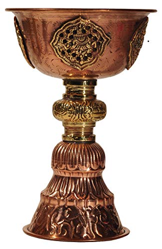 Preisvergleich Produktbild Alterras - Räuchergefäß: Kupferkelch verziert klein