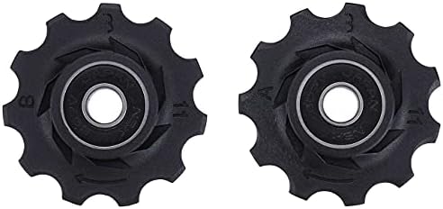 BBB Cycling, 2x 11-T Derailleur RollerBoys Rear Wheel Pulleys for Urban and Road Bikes, 9- 10- and 11-Speed Campagnolo Shimano and SRAM BDP-02
