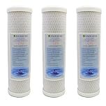 3 x Finerfilters Reverse Osmosis System 10" Coconut Carbon Block Water Filter Cartridge