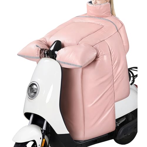 Couvre-Jambes d'Hiver Scooter Moto Imperméable Doublé Peluche Femme
