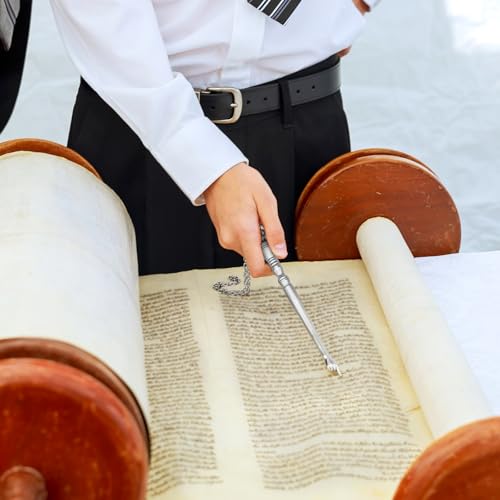 Bothyi Ponteiro Yad Torá, ponteiro bíblico, ferramenta de leitura bíblica de liga de zinco para deco