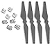 SSE 9450S Quick Release Propellers Props + Propeller Mounting Plate for DJI Phantom 4 Quadcopters (Grey)