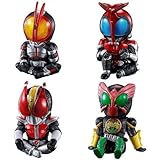 BANDAI まちぼうけ 仮面ライダーの場合 × 全4種セットフルコンプ ガチャガチャ カプセルトイ