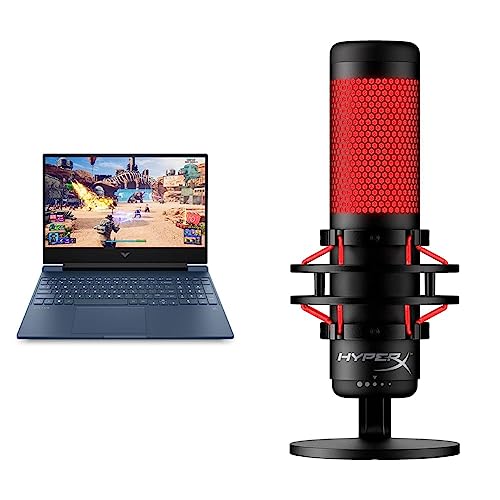 Image of HP Victus Gaming Laptop AMD Ryzen 5 5600H 15.6 inch(39.6 cm) FHD IPS Gaming Laptop & Quadcast