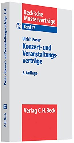 Konzert- und Veranstaltungsverträge Konzert- und Veranstaltungsverträge
