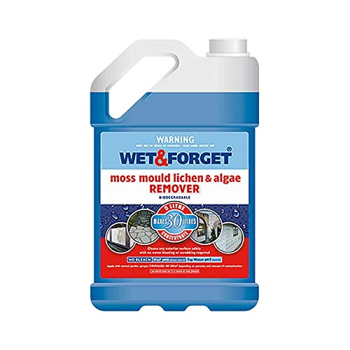 Wet & Forget Mould, Lichen & Algae Remover, Outdoor Patio Cleaner, Black Spot Remover, Bleach Free, 5L