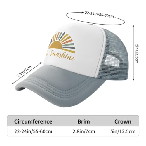 Image of Funny Trucker Hats,Trucker Hat Baseball Cap for Women Snapback Adjustable Hat Humor Gift Men