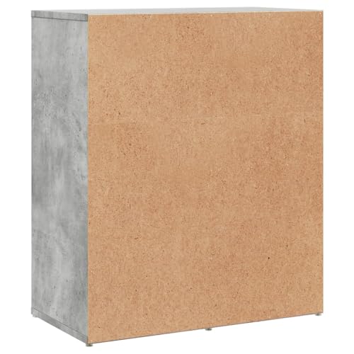 Aparador robusto de madera moderna 60x31x70 cm con amplio espacio de almacenamiento 8