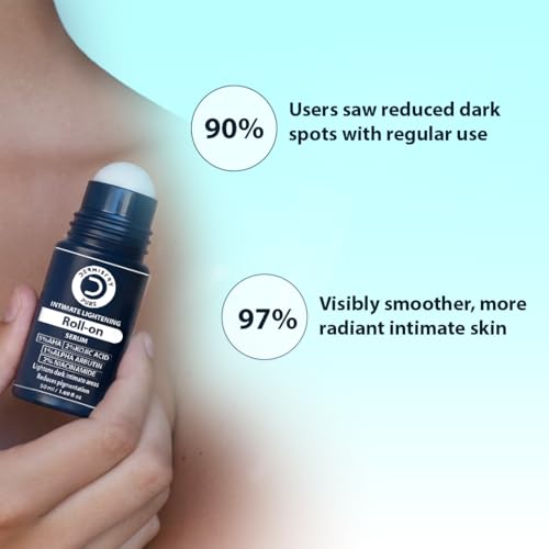 Image of Dermistry Pure Intimate Lightening Brightening Roll On Serum for Bikini Area Private Parts Inner Thighs Pigmentation Dark Spots Itching Dryness & Bad Odor Control for Men & Women Daily Use 50ml